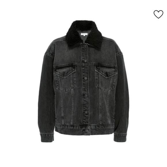 Good American Black Denim Jacket 3X - Picture 3 of 5